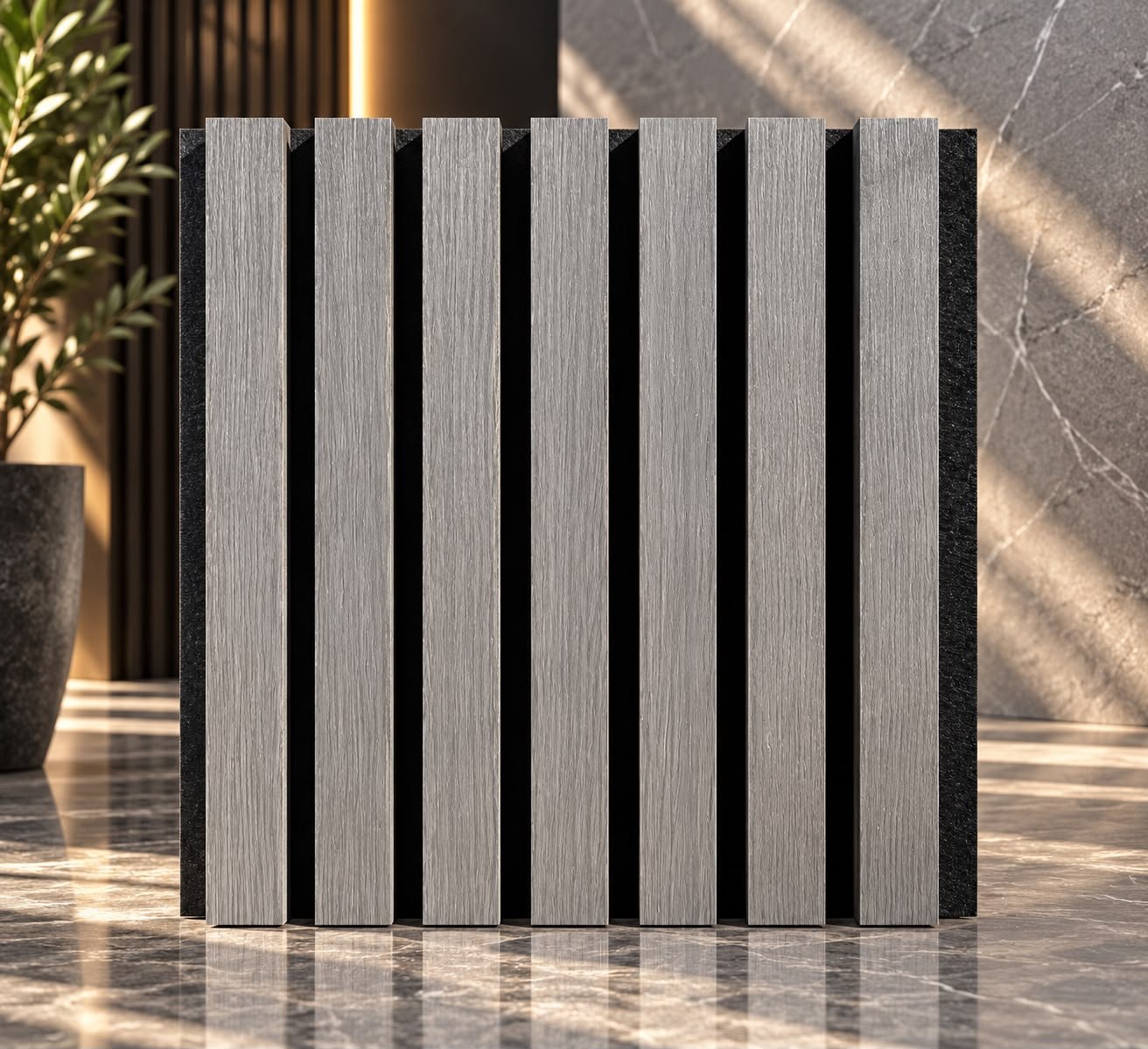 Luxury Acoustic Wall Panels – Black