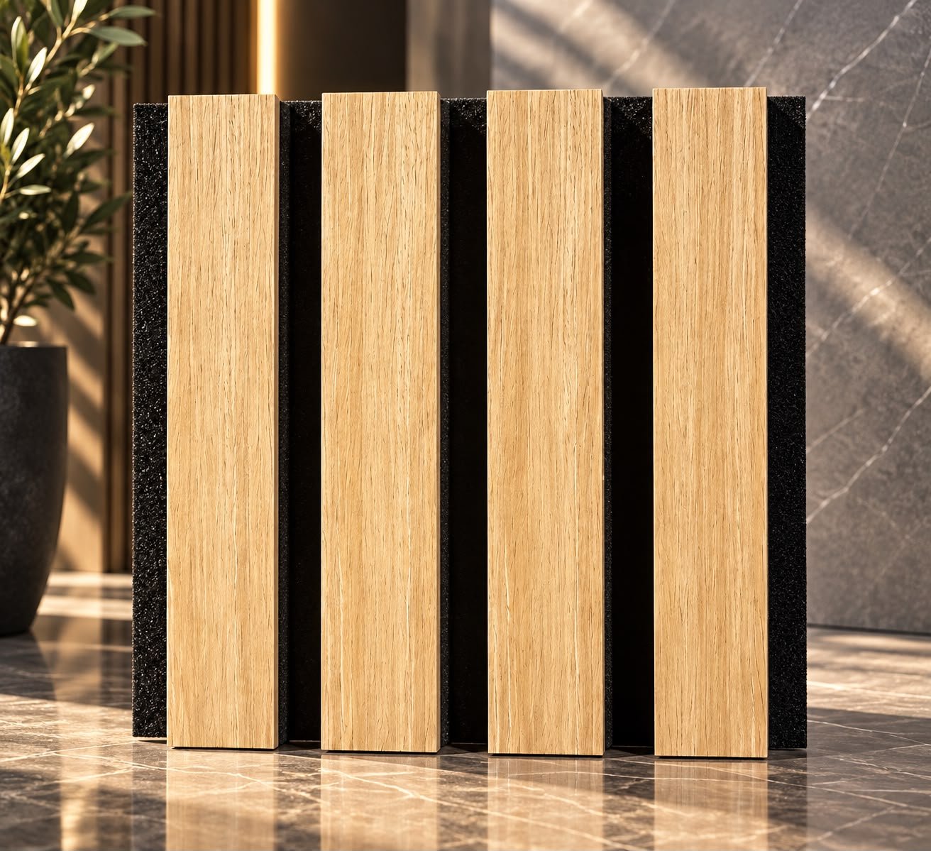 Luxury Acoustic Wall Panels – Oak