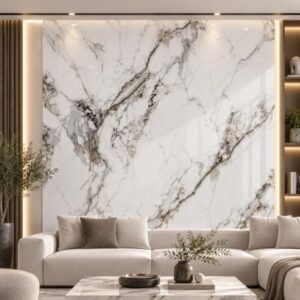 WPC marble sheet feature wall