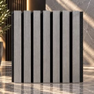 Black acoustic wall panel