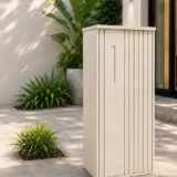 Parcel Letterbox – Large (H98 × W50 × D24 cm), White