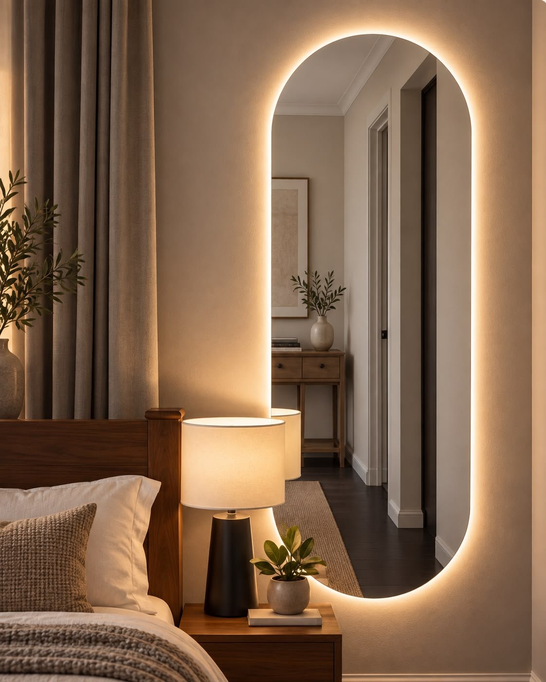 Ramp Glow LED Mirror Ramp Glow LED Mirror – Nice Decors