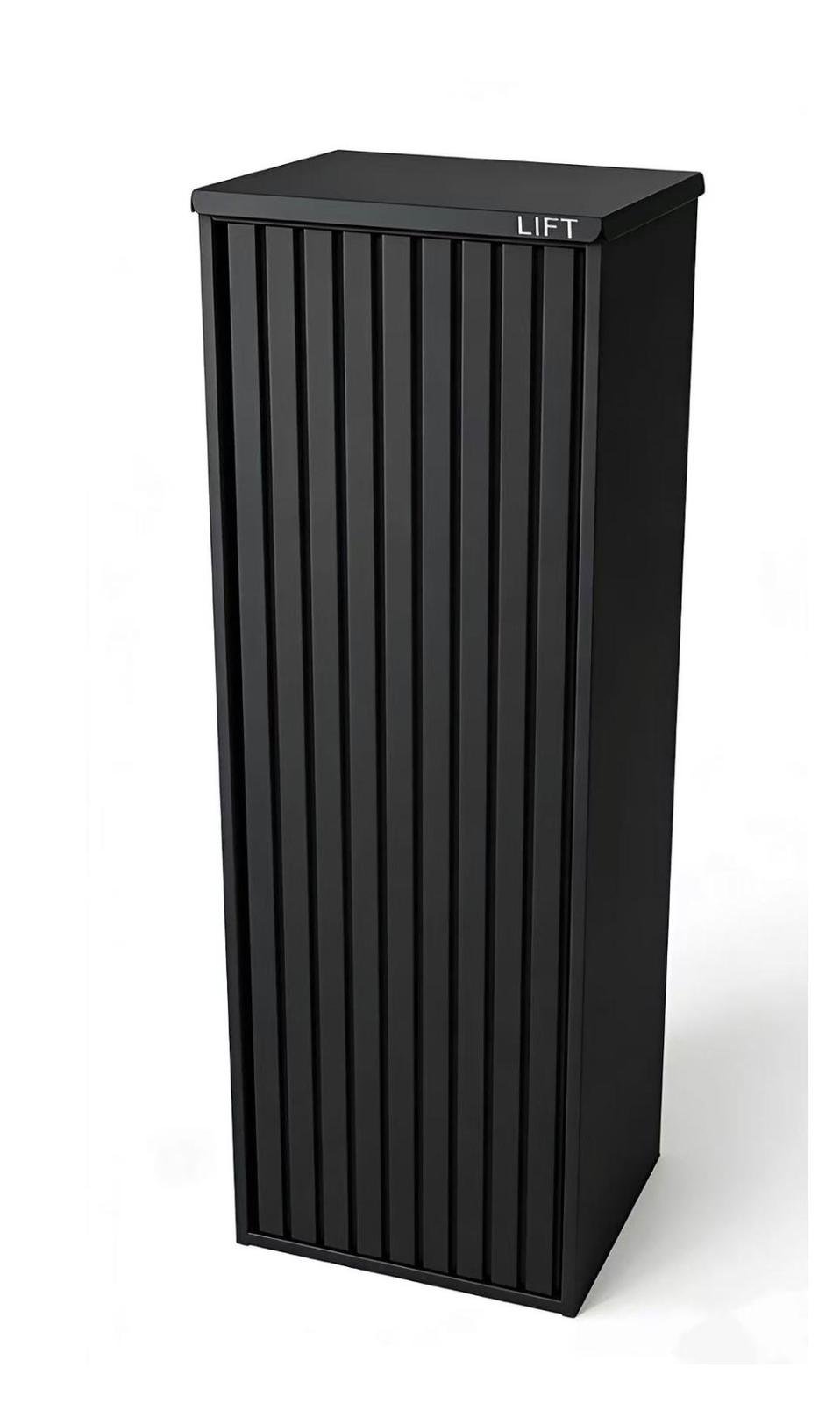 Parcel Letterbox – Small (H100 × W35 × D27 cm), Black