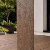 BAL 19 Rated Solid Composite Decking Board – Walnut