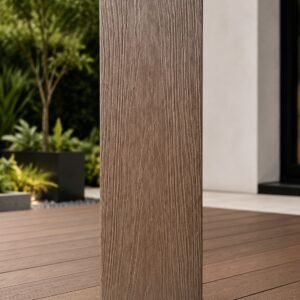 BAL 19 Rated Solid Composite Decking Board – Walnut